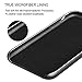 PARFASE iPhone XR Case, Genuine Cowhide Leather Cover Shock Absorption Bumper Cover Anti-Scratch Back Phone Case for Apple iPhone XR 6.1 inch (Black)