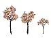 Fyess About 30pcs Mixed Model Trees 1.5-5 inch(4 -12 cm), Diorama Models, Model Train Scenery, Architecture Trees, Model Railroad Scenery with No Stands