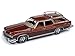 1974 Buiсk Estate Wagon Cinnamon Brown Metallic Muscle Wagons Limited Edition to 5,720 Pieces 1/64 Diecast Model Car by Autoworld 64222/ CP7601