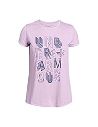 Under Armour playera de manga corta lineal para niñas