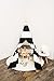 Small Boy Stripe Canvas Play Teepee Tent for Kids 100% Cotton by, Black/White