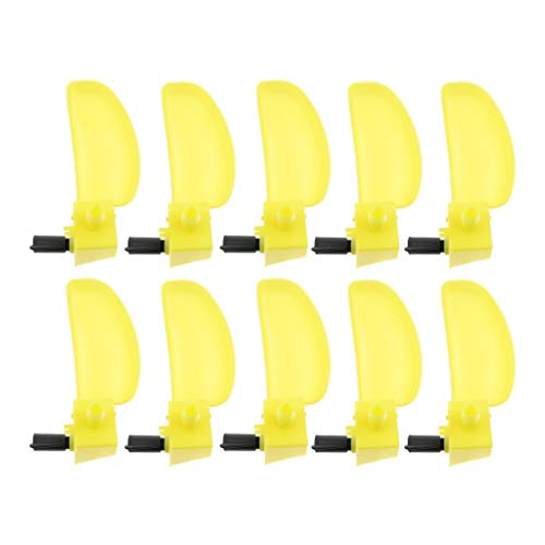 10pcs Automatische Kükentränke Geflügeltränke Wasser Trinker für Huhn, Küken, Ente, Vogel, Wachtel, Taube - Halbkreis… – Bild 3