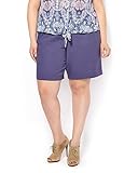 Penningtons Womens Plus Size Linen Bermuda Short