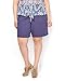 Penningtons Womens Plus Size Linen Bermuda Short