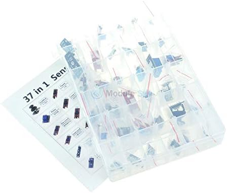 37 in 1 Sensor Kits for Arduino Raspberry Pi Beginner Learning Sensor Module Suit Ultimate with Matched Box