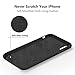 TORRAS Love Series iPhone Xs Case/iPhone X Case, Liquid Silicone Gel Rubber Shockproof Case Soft Microfiber Cloth Lining Cushion Compatible with iPhone X/XS 5.8 inch (2018), Black