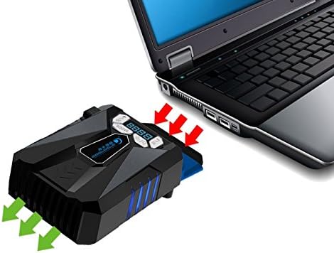 Coolcold Ice Troll 5 Portable Cooling Fan Air Cooler Adjustable Speed High Performance Fan Controller