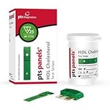 PTS Panels #1715 HDL Cholesterol Test Strip (6 strips/box) for CardioChek Cholesterol Meter