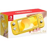 Nintendo Switch Lite Console &ndash; (Japanese Version) | Handheld Gaming System | Compact &amp; Lightweight | Region-Free | Built-in Controls | Great for Travel &amp; Kids | Japanese Packaging (Yellow)