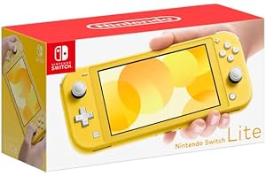 Nintendo Switch Lite Console – (Japanese Version) | Handheld Gaming System | Compact & Lightweight | Region-Free | Built-in Controls | Great for Travel & Kids | Japanese Packaging (Yellow)