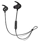 MARSEE Bluetooth Headphones Wireless In-ear Headsets Sweatproof Sports Running Jogging with CSR Bluetooth 4.1, aptX Stereo Pure Sound, 6 Hours Play Time