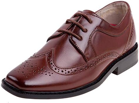 Joseph Allen Boy's Wing Tip Oxford Dress Shoe (Toddler, Little Kid, Big Kid)