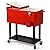 Patio Deck Cooler Rolling Outdoor 80 Quart Solid Steel Construction Home Party