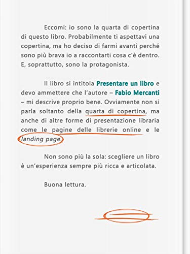 Presentare un libro: Dalla quarta di copertina alla landing page (Italian Edition)