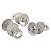 Tire Swing Hardware Kit - Make memories for your kids, Contains 3 Heavy-Duty Stainless Steel Eye Bolts with Flat Washers and Nylon Locking Nuts that Resist Rust