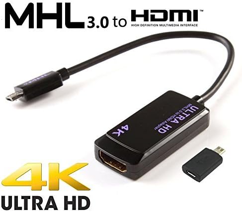Samsung EPL-3FHUBEGSTD International Professional MHL 3.0 HDTV Adapter! Easily Connects to your HDTV up to 4K using the official adapter! [RETAIL PACKAGING]