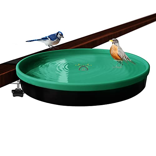 Hpycohome 75W Heated Bird Bath, All Year Round Thermostatically