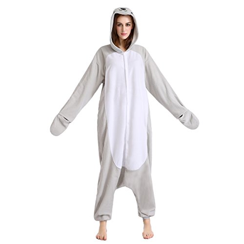 Newcosplay Seals Halloween Costumes Animal Onesie Adults Kigurumi Pajamas Cosplay