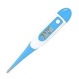 Clinical Digital Thermometer Best to Read & Monitor Fever Temperature in 15 Seconds by Oral Rectal Underarm & Axillary - Clinical Basal Thermometer (Blue)