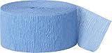 Baby Blue 81' Crepe Paper Streamer