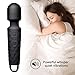 Wand Massager Powerful Morease Personal Massagers Cordless Rechargeable 20 Modes 8 Speeds Waterproof Whisper Quiet Handheld Massager for Women Men Neck Shoulder Back, Muscle Recovery