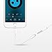 (2 Pack) Lampari Lighting to 3.5mm Headphone Jack aux Cable Adapter Compatible with iPhone 7/7 Plus (iOS 10.2,10.3)-White