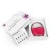 Letigo Silicon Electric Cleansing Instrument Face Washing Machine Silicone Wash Brush Facial Cleansing Device-Red