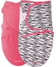 Garanimals SwaddleMe Infant Wrap, 2-Pack, Panda/Zebra, Size 0-6 Months by Garan