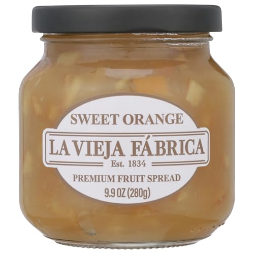 MARIO CAMACHO LA VIEJA FABRICA SWEET ORANGE PREMIUM FRUIT SPREAD, 9.9 OUNCE