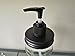 Black Aluminum Soap Dispenser Lid Pump Insert kit Rust and Leakage Proof for Mason, Ball, Canning Jars, 1-pack (Regular Mouth)