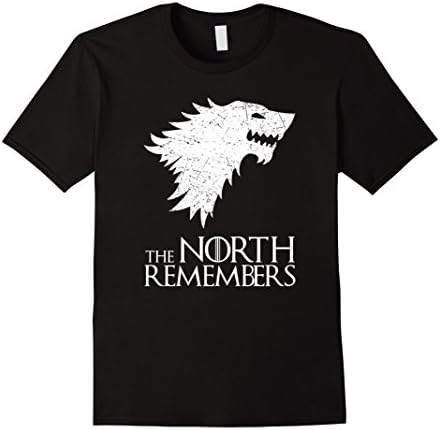 Mens The North Remembers T-Shirt - Funny Quote Tee Shirt Large Black