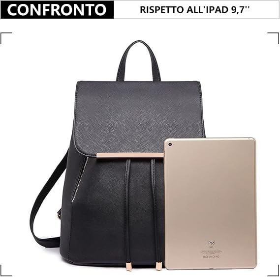 Miss Lulu Elegant Women's Backpack, Anti-Theft Leather Backpack for Women, Large and Versatile Backpack for Daily Use and Travel