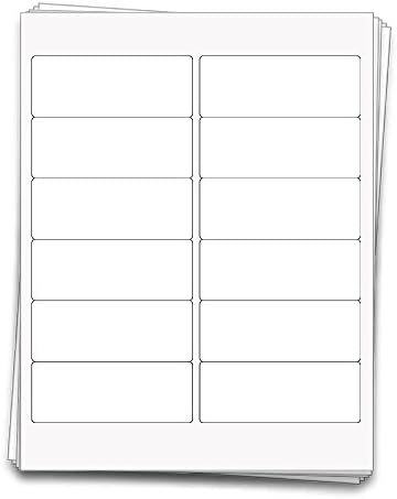 120 Professional Labels for 2 oz Glass or PET Bottles, 4 x 1.75 inches, Weatherproof and Waterproof White for Professional Packaging, Travel or Organization