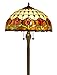 Amora Lighting AM002FL18 Tiffany Style Tulips Floor Lamp 18-Inch Shade, Multi