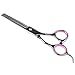 Vastar Pet Dog Grooming Curved Scissor, Durable Stainless Steel Set Provided with Pouch and Steel Grooming Comb with Cleaning Cloth