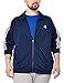 adidas Men's Essentials 3-Stripe Tricot Track Jacket, Collegiate Navy/White, X-Large