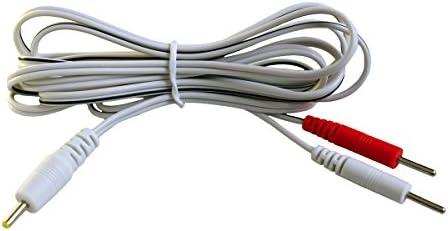 Omron Pain Relief Pro &amp; Omron Max Power Relief Lead Wire with 2mm Pin Connectors for Use with Conductive Electrode Garments and Standard Electrode Pads