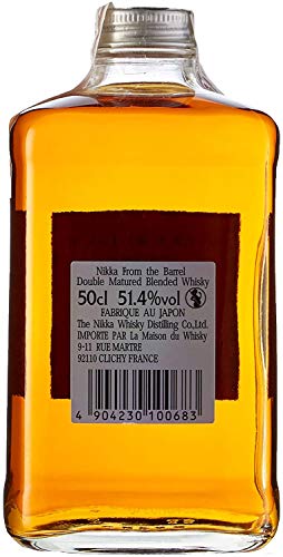 Nikka I From the Barrel Blended Whisky I inklusive Geschenkverpackung I Kraftvoll würzige Eiche und fruchtige Karamellnoten I 51.4% Vol. I 500 ml – Bild 4