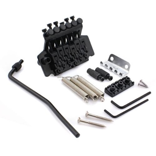 Generic Black Electric Guitar Tremolo Bridge Double Lock System