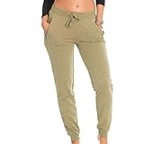 Coco-Limon Fleece Womens Jogger, Long, Zipper Pockets