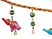Super India Door Hanging Decorative Cotton Elephants & Globulars in Vibrant color with Beads and Brass Bell