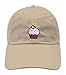 Cupcake with a Ring on Top Dad Hat Khaki