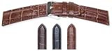Breitling Style Matte Alligator Grain Watch Band