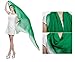 Wedtrend Women's Bridal Chiffon Shawl Long Evening Scarves Solid Color Sheer White, 160cmX50cm, White