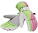 Simplicity Women's Winter Waterproof Outdoor Snowboard Ski Gloves,PinkGreen M