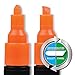 Colore Liquid Chalk Markers - Best For Restaurant Menu Board, Windows, Blackboard, Chalkboard Paint, Glass Mirror - FREE Colored Pen Holder - 6mm Reversible Tip - For Kids & Artist - 8 Vibrant Colors