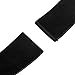 TRUMiRR 22mm Silicone Rubber Watch Band Strap for Samsung Gear S3 Classic Frontier, Gear 2 R380 R381 R382, Moto 360 2 46mm Men, Asus Zenwatch 1 2 Men, Pebble Time, LG G Watch Urbane, Black