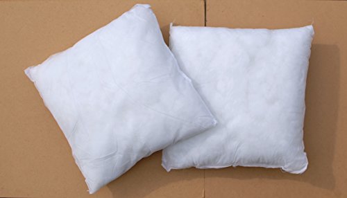 YK Decor New Pillow Insert Form - Square Cushion Sofa Pillow 16"x16"