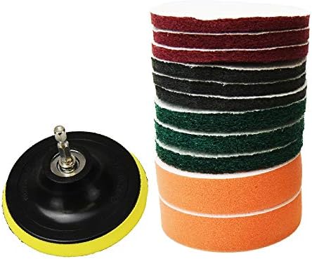 M S194 電動ドリル Al完売しました スポンジ バフ アタッチメントセット 洗車 簡単取付 12点セット 掃除 コンパウンド 研磨 クリーニング