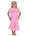 Laura Dare Big Girls Short Sleeve Traditional Peignoir Set, (8-14)